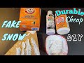 A great Simple, Cheap, Durable FAKE SNOW for all your Winter Craft projects. "HOW TO MAKE IT"
