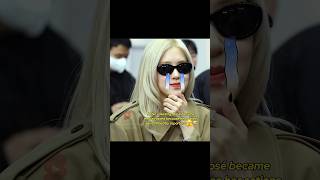 Rosé and the story of sneezing at the airport #shorts #blackpink #rosé