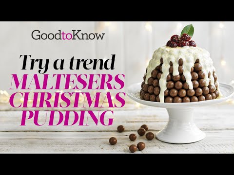 VIDEO : maltesers christmas pudding | recipe | goodtoknow - this alternative christmas pudding is perfect for kids. we've taken a classic dense and rich pudding, and recreates it using light and ...