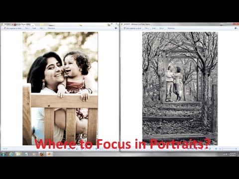 Portrait Photography Tutorial - Which Eye or Person to Focus on? Portrait Photography Tips