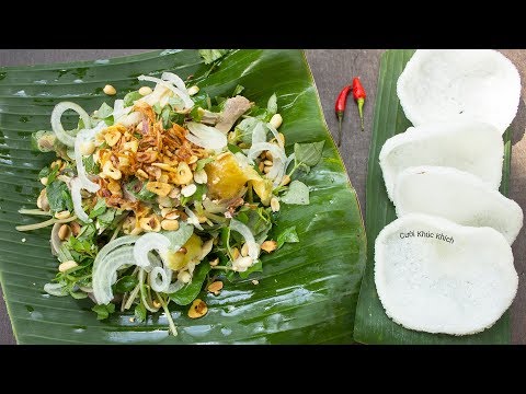 MÓN GỎI GÀ RAU CÀNG CUA CỰC NGON NHỜ PHA NƯỚC MẮM TRỘN GỎI THEO CÔNG THỨC NÀY CKK