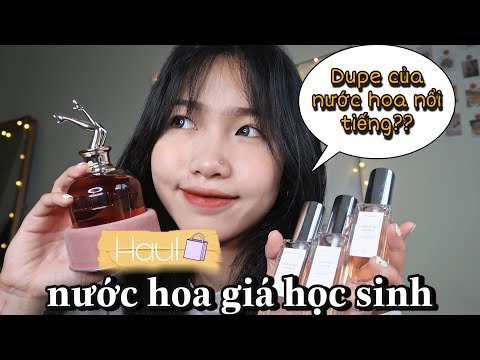 HAUL NƯỚC HOA GIÁ HỌC SINH,Bản Dupe Của Nước Hoa Nổi Tiếng (Pinker Bell,Le Lano,Scandal) | Minh Ngọc
