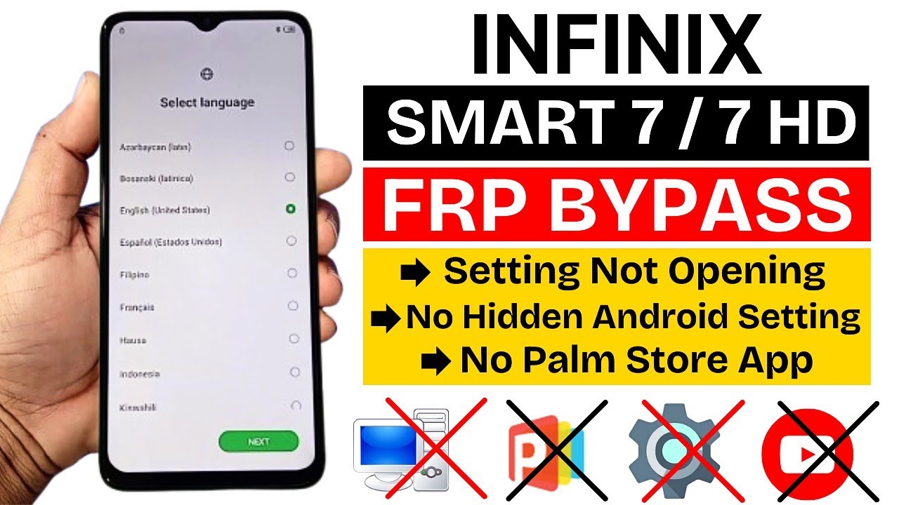 Infinix Smart 7 / 7 HD : GOOGLE/FRP BYPASS 2025 | X6515 Infinix Smart 7 / 7 HD : GOOGLE/FRP BYPASS 2025 | X6515
