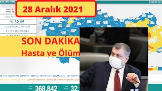 30 Aralık | Korona virüs vaka sayıları tablosu | Bugünkü vaka sayısı