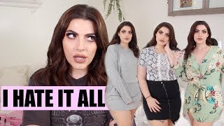 FAIL 400 DOLLAR PRETTY LITTLE THING TRY ON HAUL | everything sucks.
