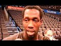 Patrick Beverley before Game 5 in Oklahoma City