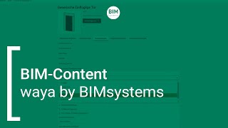 waya by BIMsystems | BIM-Content