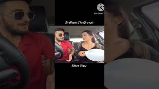 Balloons Challange With Girlfriend Funny Moment Biker Bipu