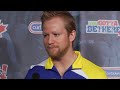 Draw 1 Media Scrum - 2013 Ford World Men's Curling Championship