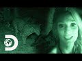 Leopard Lurks Around Survivalists' Shelter During the Night | Naked and Afraid