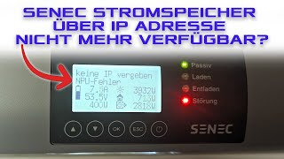 Senec Stromspeicher Über Ip Adresse Nicht Mehr Verfügbar? / 09-2023