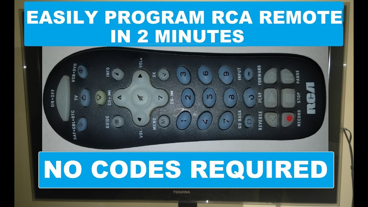 How To Program Rca Universal Remote Rcr6473r