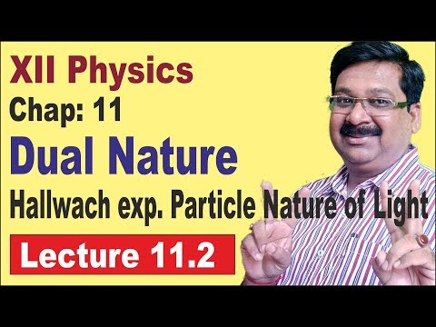 NCERT-XII-Physics- chap-11.2- Hallwach & lenard's Experiment- Dual Nature