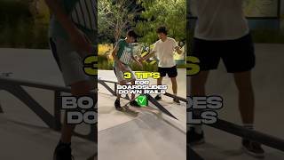 Teaching How To Boardslide Down This Rail Was Challenging