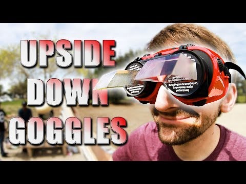 UPSIDE DOWN GOGGLES HARDEST STUPID SKATE EVER!?