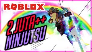 ROBLOX INDONESiA |  2 JUTA++ NiNJUTSU PAKE RAiNBOW PACK ?? 😍