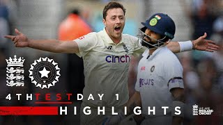 England v India - Day 1 Highlights | 4th LV= Insurance Test 2021