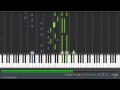 Claude Debussy - Clair de Lune - Piano Tutorial (50% Speed) Synthesia + Sheet Music & MIDI
