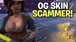 I let a scammer 1v1 me for his guns back! 🤯 (Scammer Get Scammed) Fortnite Save The World