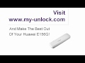 Foto pequena Huawei E156G Unlock Code Simlock Code - Free unlocking Tutorial - Free Software