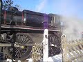 BR 73129 hauls Santa Specials through the snow at Midland Railway Centre 27/11/10