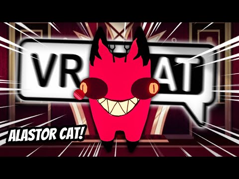 Cursed Cat Alastor Causes Chaos in VRChat Cursed Cat Alastor Causes Chaos in VRChat