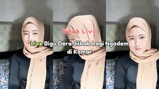 Live Bigo Dera Jilbab Lagi Ngadem Di Kamar