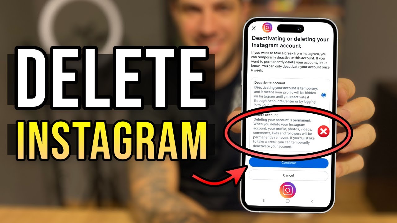 How to DELETE INSTAGRAM Account Permanently (2025) How to DELETE INSTAGRAM Account Permanently (2025)