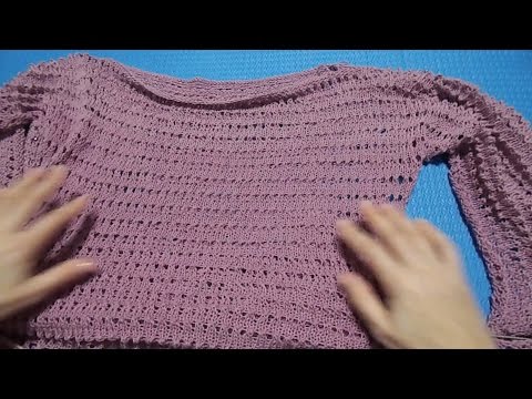 Кофта связанная на спицах видео