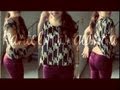 Outfit pantalones guinda