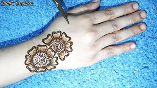 Most Easy Full Hand Arabic Shaded Mehndi Design || Simple Arabic Mehendi Designs || Mehandi Design