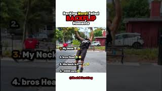 Ranking Worst Failed Backflip Moments