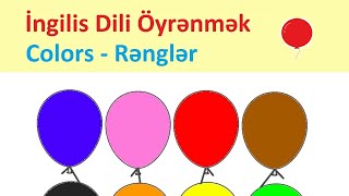 Colors - Rengler | Ingilisce Soz Oyrenmek | Ingilis Dili Oyrenmek - ingilis dili