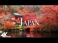 FLYING OVER JAPAN (4K UHD) Amazing Beautiful Nature Scenery with Relaxing Music | 4K VIDEO ULTRA HD