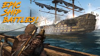 Taking on TWO British Man O' War Ships || Assassins Creed Black Flag EP.17
