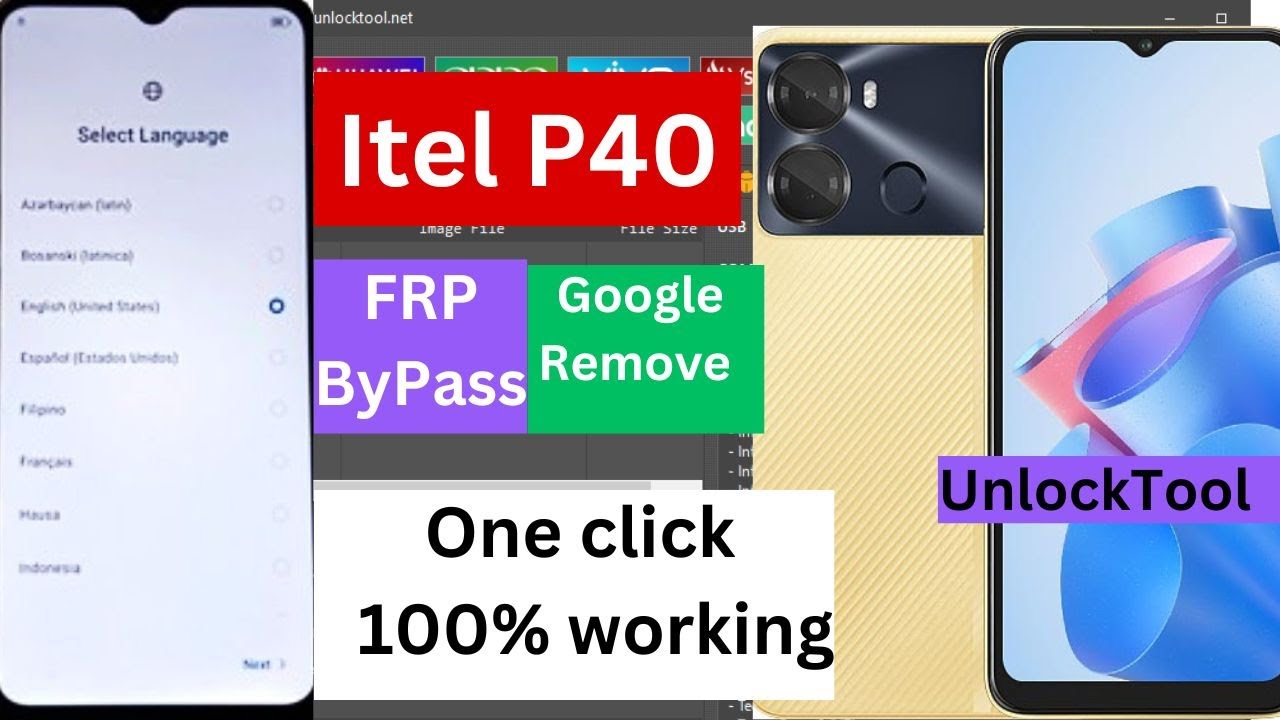 Itel P40 (P662L)FRP Bypass Android 12 Update | 100% OK | Itel P40 (P662L)FRP Bypass Android 12 Update | 100% OK |