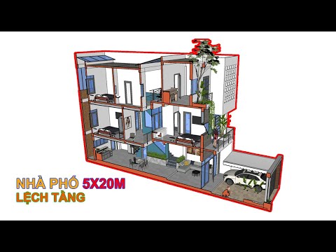 NHÀ PHỐ 5X20M LỆCH TẦNG
