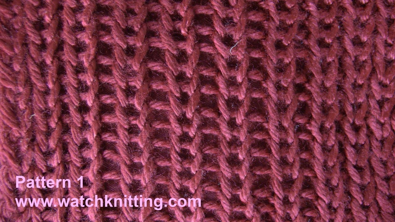 Simple Jerseys stitches- Free Knitting Patterns Tutorial - Watch Knitting - p...
