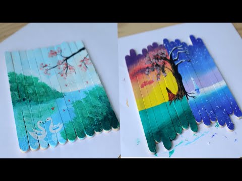 Nghệ thuật vẽ tranh phong cảnh đỉnh cao với acrylic - Most Amazing Art Drawing Video