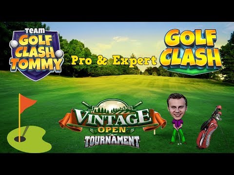 Golf Clash tips, Playthrough, Hole 1-9 - PRO & EXPERT - Vintage Open Tournament!