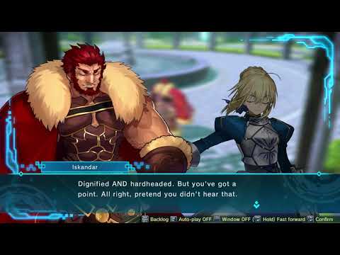 Fate/Extella Link - Artoria (Saber) Base Conversations