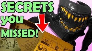 Bendy Ch5: the SECRETS you MISSED! Bendy 2 is COMING?! I'm Shook (Bendy and the Ink Machine Ending)