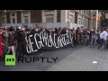 Mexico: Anti-FIFA anarchists attack press, burn World Cup trophy