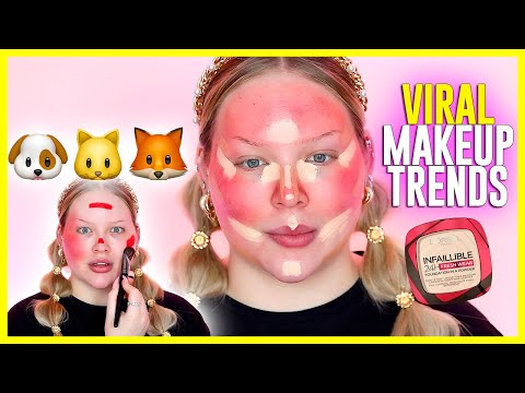 Full Face Of VIRAL TikTok Makeup Trends! | NikkieTutorials - YouTube