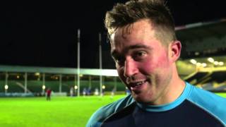 Alex Grove talks about Worcester's victory over Newcastle Falcons  | Rugby Video Highlights