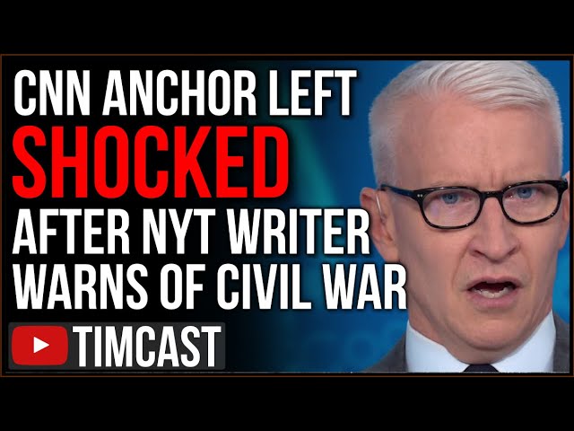 CNN Anchor SHOCKED When NYT Writer Says 2nd Civil War Is COMING Unless Trump Wins In A Landslide