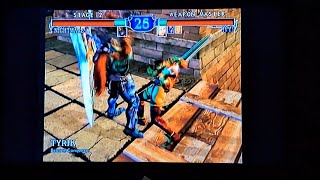 Soul Calibur 2 Nightmare Giant Sword Hilt Throw On Ivy Ko Ryona