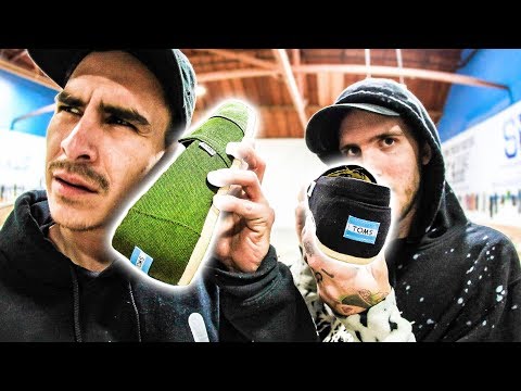 PAINFUL TOMS SHOES GAME OF SKATE | STUPID SKATE Ep 129