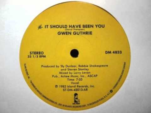 Gwen Guthrie - It Should Have Been You (Original 12&#039;&#039; Version)