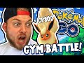 MY 802CP FLAREON + GYM BATTLE! - Pokemon Go Gameplay!